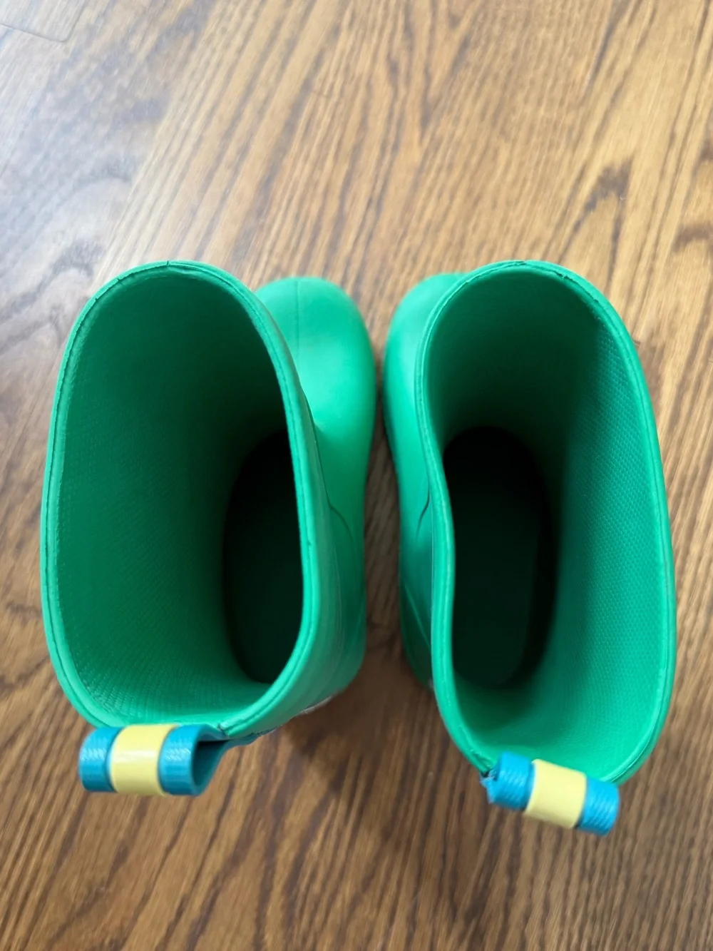 Totes Charley Tall Rain Boot in Green, toddler size 7-8